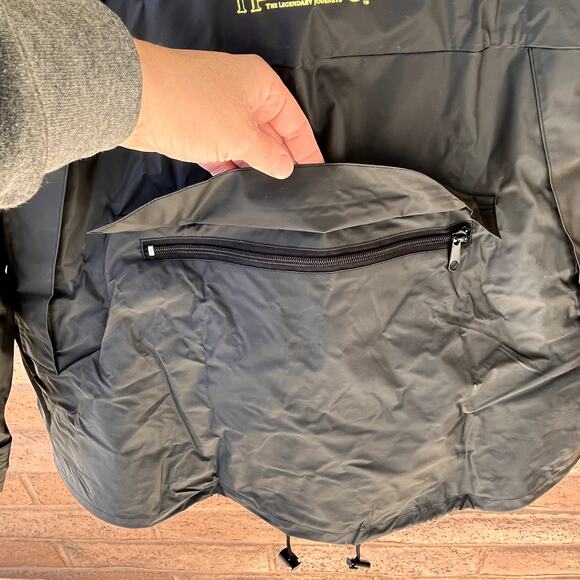 90s Hercules Legendary Journeys Packable Hooded Rain Jacket Coat Mens XXXL - Picture 6 of 11